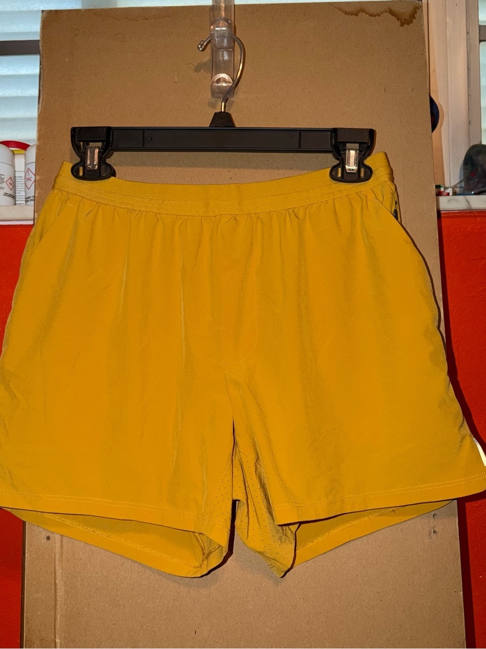 VRST Mustard Yellow Men’s Athletic Shorts